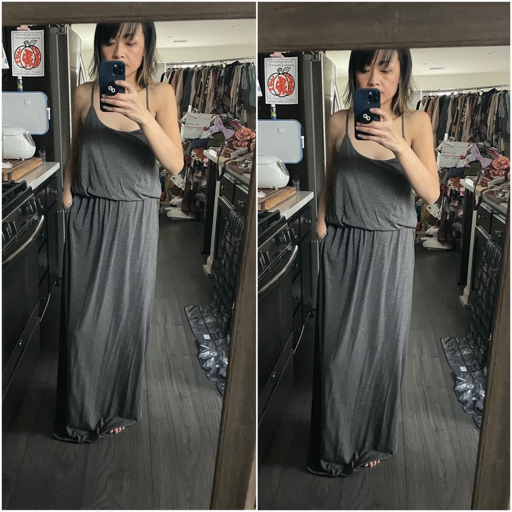 Boho Minimalist Cami Pocket Maxi Dress - Picture 9 of 11